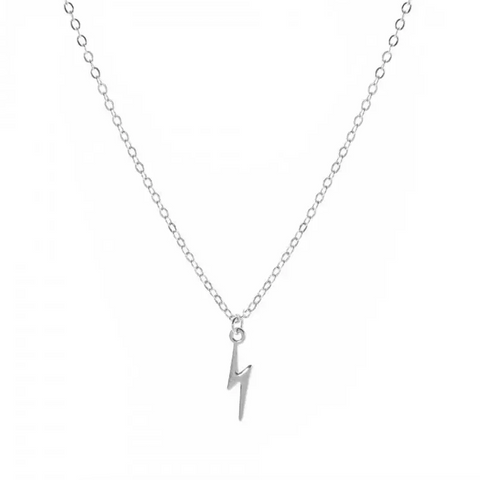 Silver Lightning Necklace