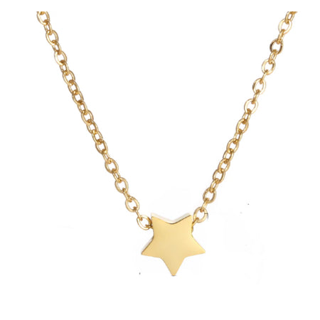 Gold  Star Necklace