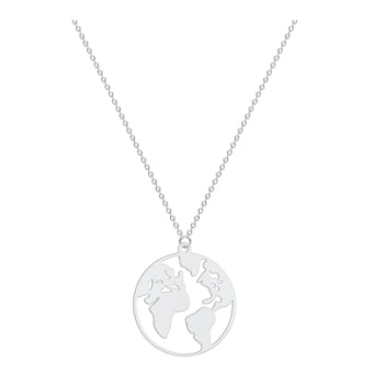 Silver Wonderful World Necklace