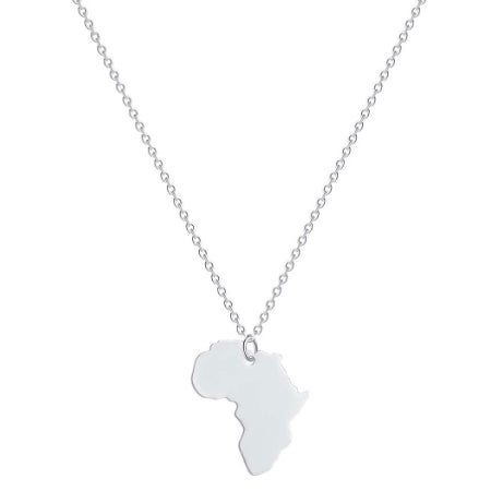 Silver Africa Necklace